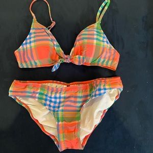 J.Crew plaid bathing suit